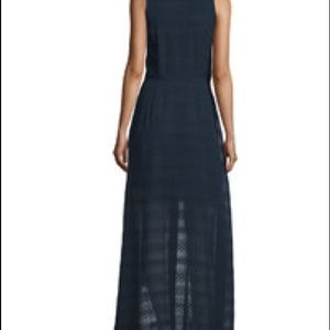 Michael Kors Navy Sleeveless Maxi